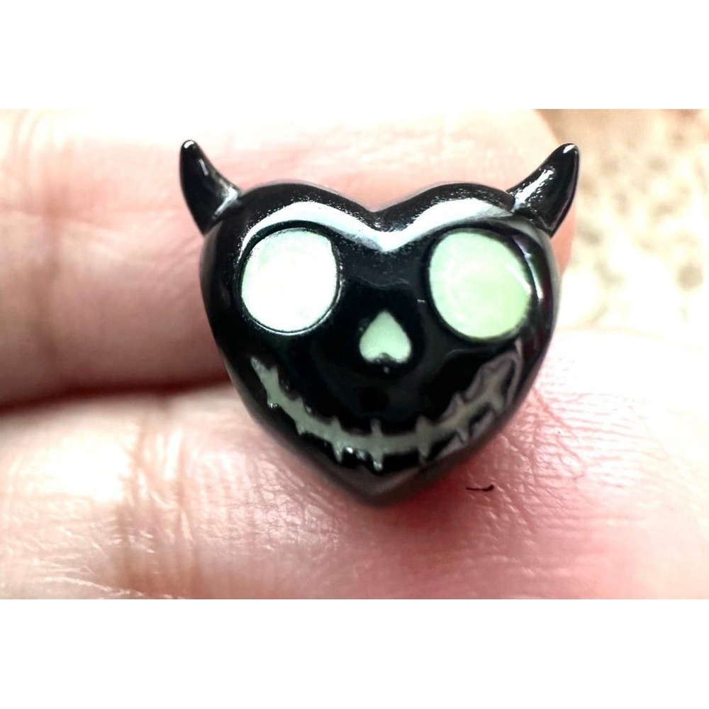 Gnoce Devil Glows in the dark! Sterling Silver 925